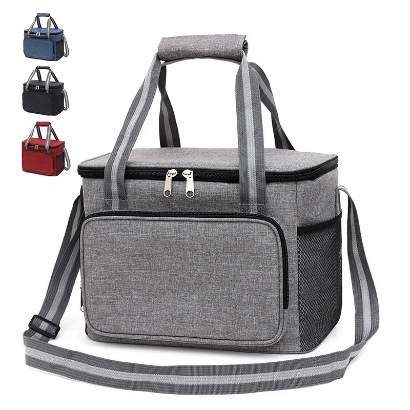 Wholesale Large Capacity Set With Insulated Lunch Bag for  Men and Women Folding Cooler Bag for Outdoor Picnic
