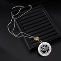 TongLing Best Selling New Round Tree Pendant Necklace Silver Plated Adjustable Long Pendant Necklace for Daily Life
