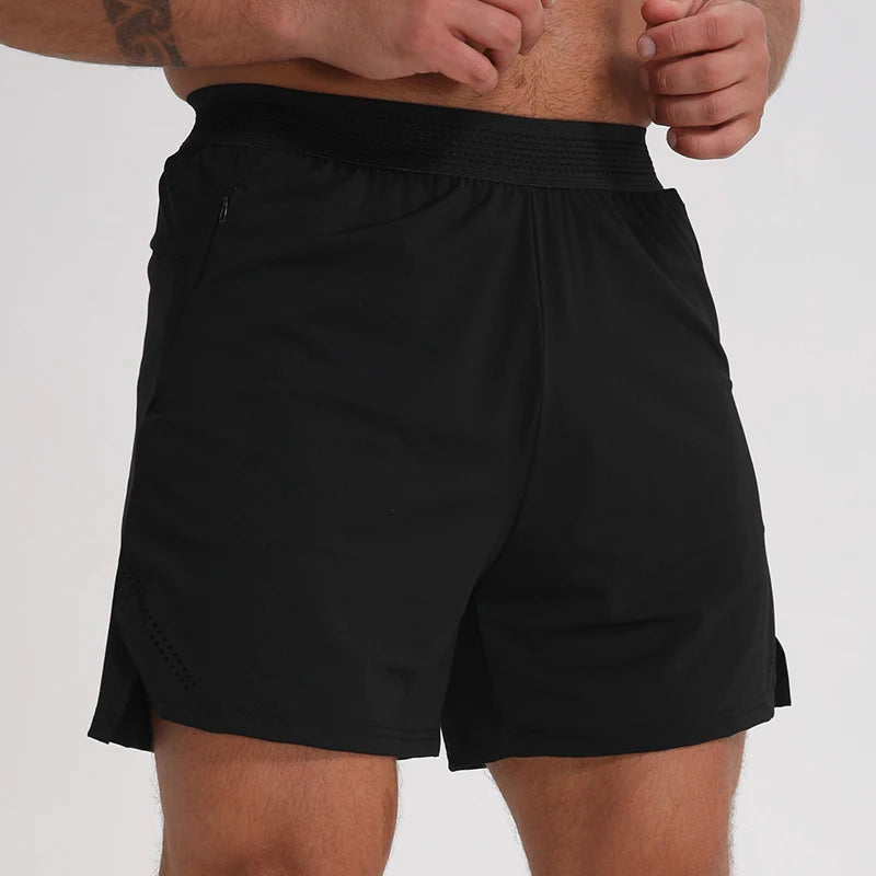 Custom Compression Drawstring Fitness 2 in 1 Double Layer Men Gym Running Shorts for Fitness Wear