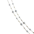 Certified New 18K Gold Starry Pearl Necklace
