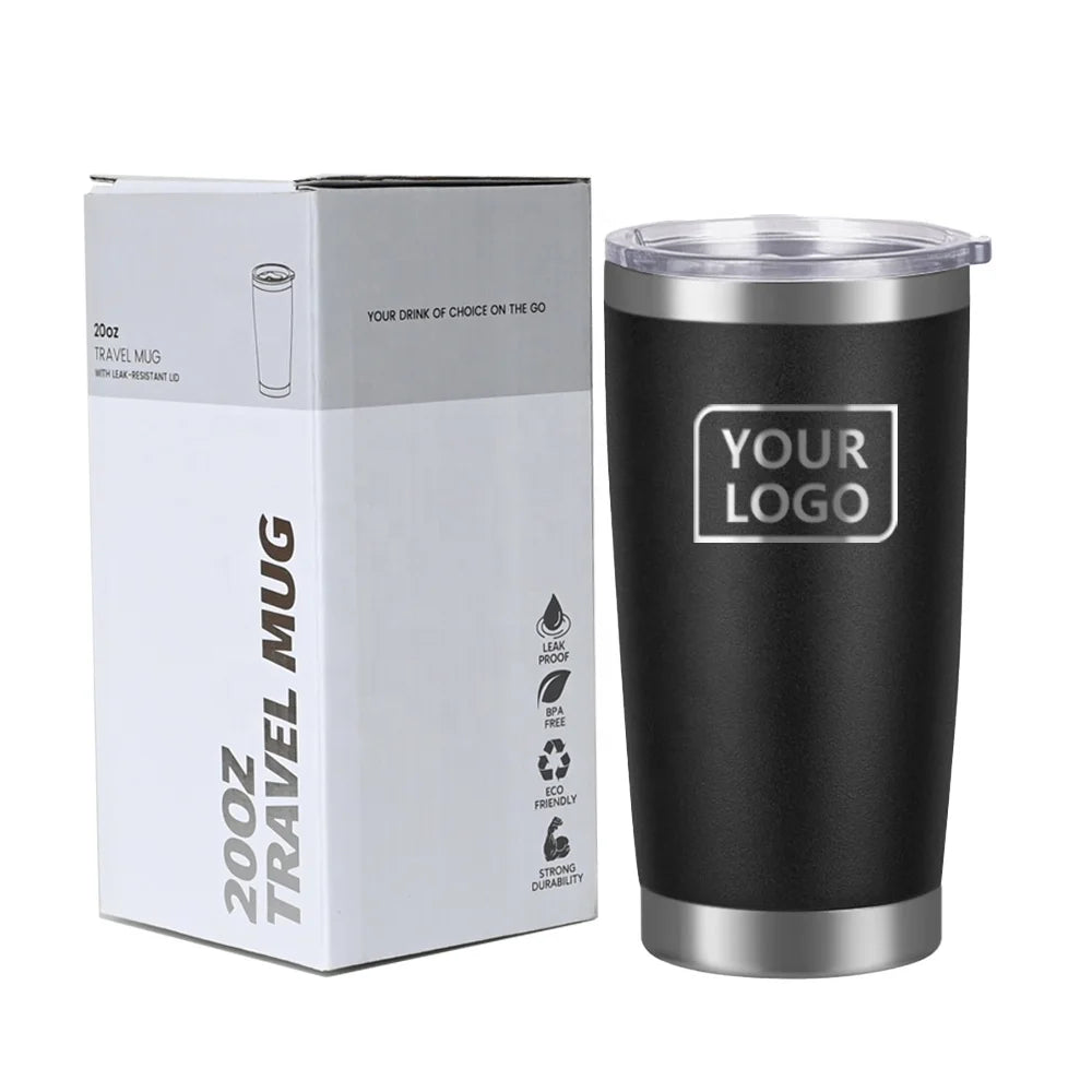 Custom 20oz 20 oz Cold and Hot Drinks Insulated Tumbler Double Wall Stainless Steel Double Vacuum Coffee Tumbler Cup