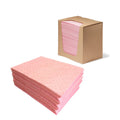 Oilspillpro CHA-P0250 Hotsale 40cm*50cm Mid-weight pink Chemical Absorbent Pads Absorbent Mat for Offshore