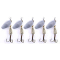 7CM 9G Artificial Metal Pike Spoon Sinking Jig Rattle Sound Vibration Fishing Lure Spinner Bait