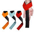 Neoprene Padding Deadlift Pull up Lifting  Wrist Warps Straps Rubber Custom Weight Lifting Straps Gym