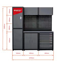 Multifunctional Vehicle Maintenance Garden Tools Full Set of Storage Cabinet Stainless Steel Workbench Table
