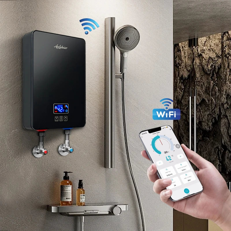 Remote Control 220v Mini Instant Shower Geyser Electric Home Tankless Electric Shower Water Heater Price