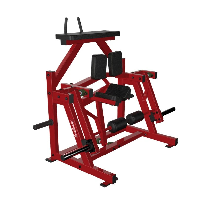 Commercial Gym Fitness Equipment Plate Loaded Strength Machine Iso-lateral Kneeling Leg Curl
