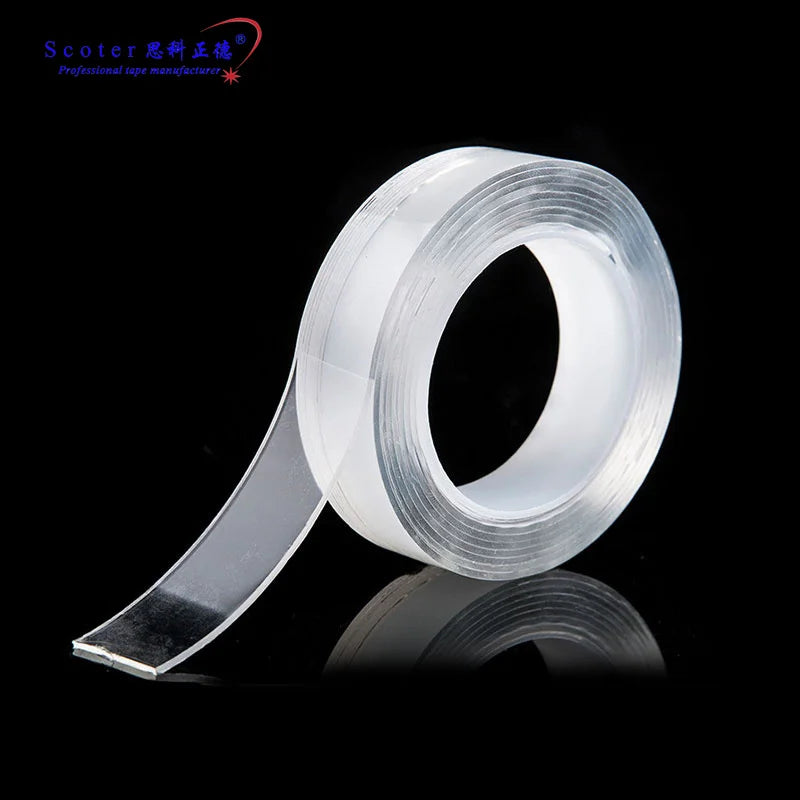 Custom Nano Tape Traceless Strong Viscosity Stickers Tape Transparent Nano Adhesive Tape for Lasting Hanging
