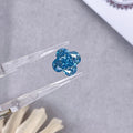 Starsgem 2Carat Lily Cut CVD Lab Grown Diamond Fancy Vivid  Blue Color VS1 VS2 Clarity  With IGI Certificate Loose Diamonds