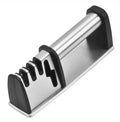 Knife Sharpeners 4 in 1 Knife and Scissors Sharpener for Blade and Steel Knives Scissors