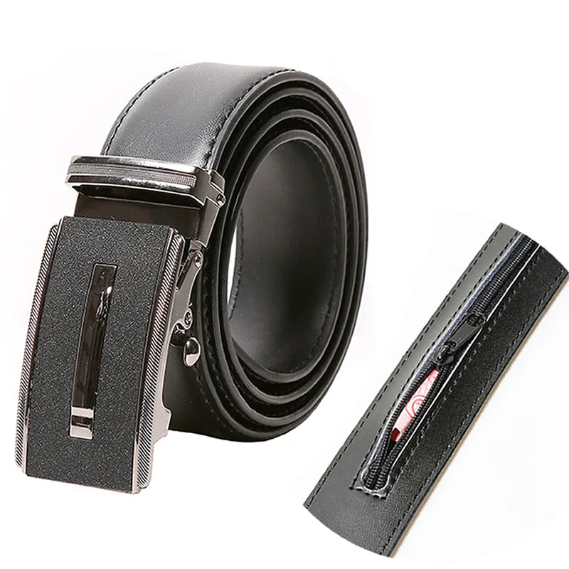 Money Belt Secret Pocket Hidden Security Travel Waist Money Belt Black