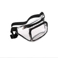 Wholesale OEM Waterproof Cute Transparent PVC Belt Bag Clear Fanny Pack Waist Bag for Ladies and Men