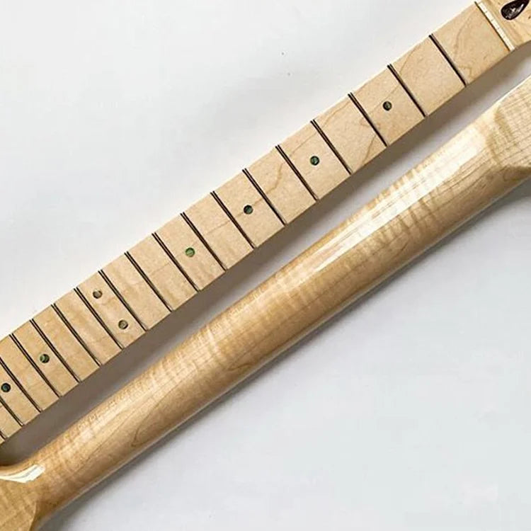 Yasen Wholesale ST TL Guitar Neck 22 Frets Tiger Flame Maple Guitar Neck for Electric Guitar Neck Replacement