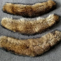 MWFur Big Size Winter Men Women Winter Street Fashion Fashion Top Quality Raccoon Fur Collar for Jacket