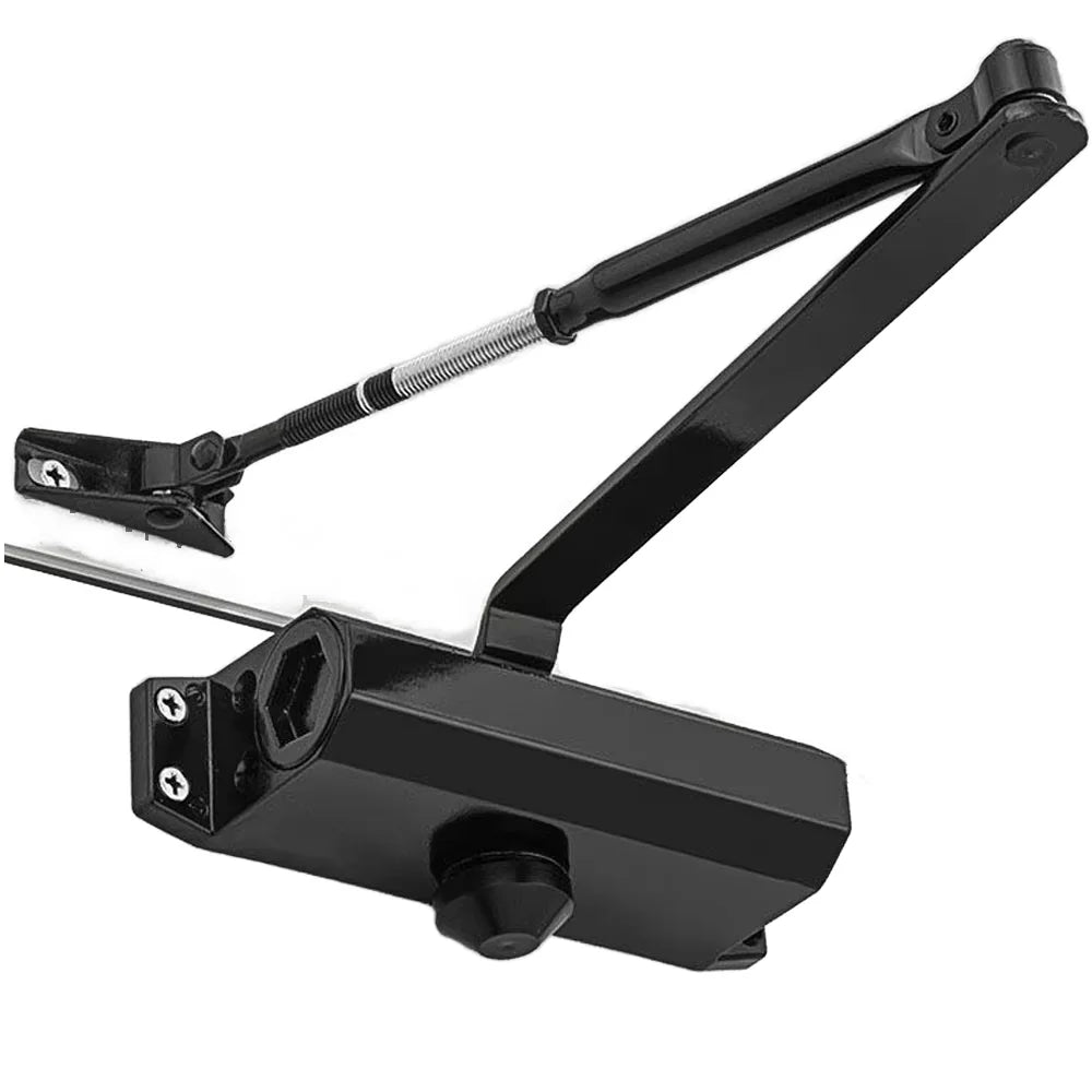YMC DC-093 Adjustable Speed Automatic Hydraulic Buffer Aluminum Alloy 45-65KG Capacity Soft Closing Door Closer Modern Design