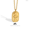 Special Design Gold Colors Embossment Necklace Set Shiny Steel Beads Chains with Plated for Gift Fashion Jewelry