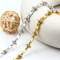 Can 18kpvd Gold Color/ New Fashion Hip Hop Necklace Chain Handmade Stainless Steel Chain for Jewelry Findings Accessories