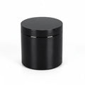 500ml 16oz Empty Black Cosmetic Packaging Jar Food Storage Container Plastic Body Butter Jar