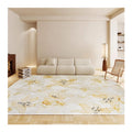 Luxurious Floral Printed Rug Vintage Flowers Indoor Floor Carpet for Living Room Bedroom