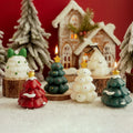 Wholesale Hot Sale Aromatic Long Shaped Christmas Tree Puff Scented Candles Paraffin Wax for Home Decor Gifts New Condition