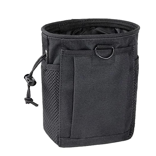 Unisex Tactical Molle Waist Pack Nylon Drawstring Utility Magazine Admin Dog Accessories Zipper Closure Pattern Type Belt