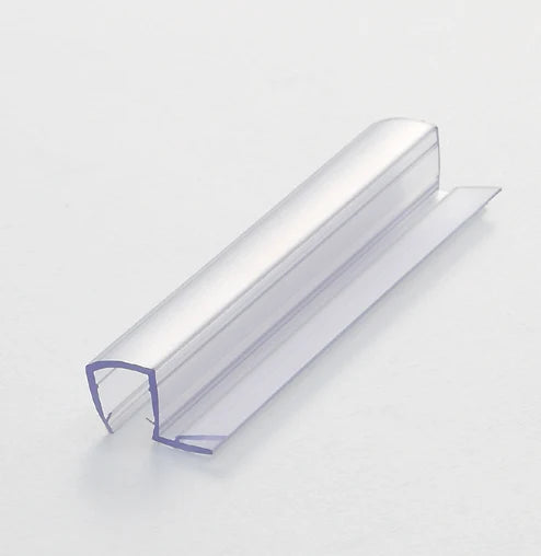 Shower Door Seal Shower Wall Seal Shower Enclosure Seals Set for Glass Thickness 8-12 Mm Straight PVC Replacement Gasket
