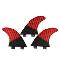 China Surf Fins Carbon Fiber Base Red Surfboard Fins