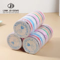 JD 0.4-1.2mm Transparent Stretch Elastic Crystal Line Beading Wire Durable Jewelry Cord String for Beading Projects