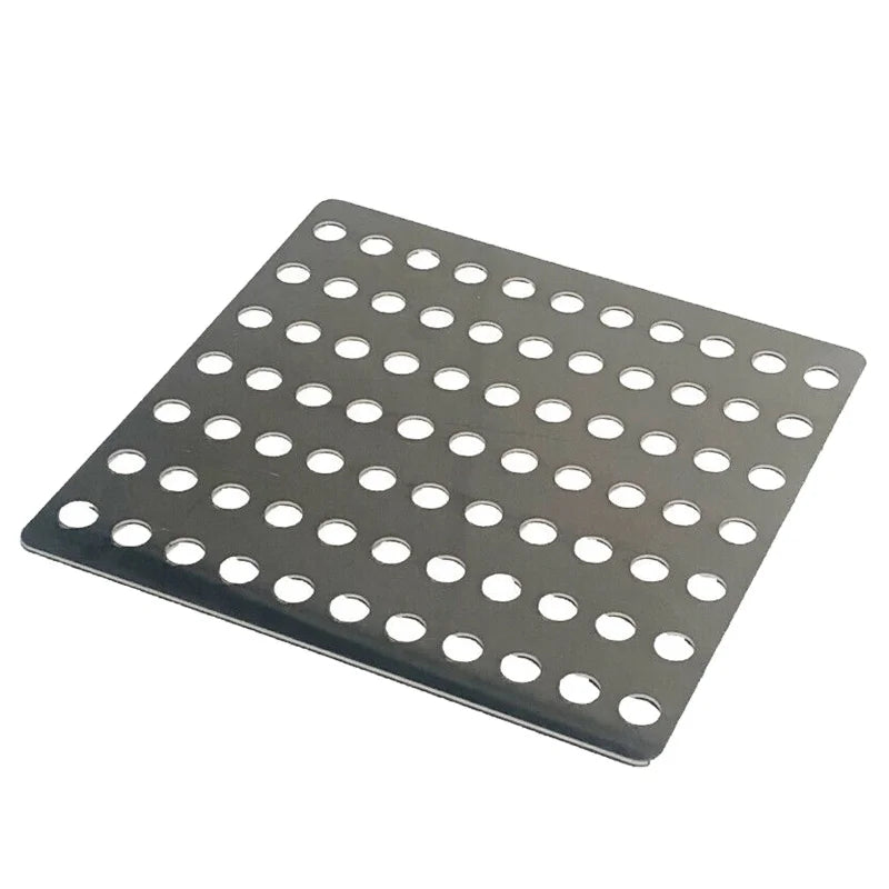 Factory Direct 6\" Stainless Steel Square Drain Guard No Rust Outdoor Floor Drain Cover Plate Grate 15cm Sheet Metal Fabrication