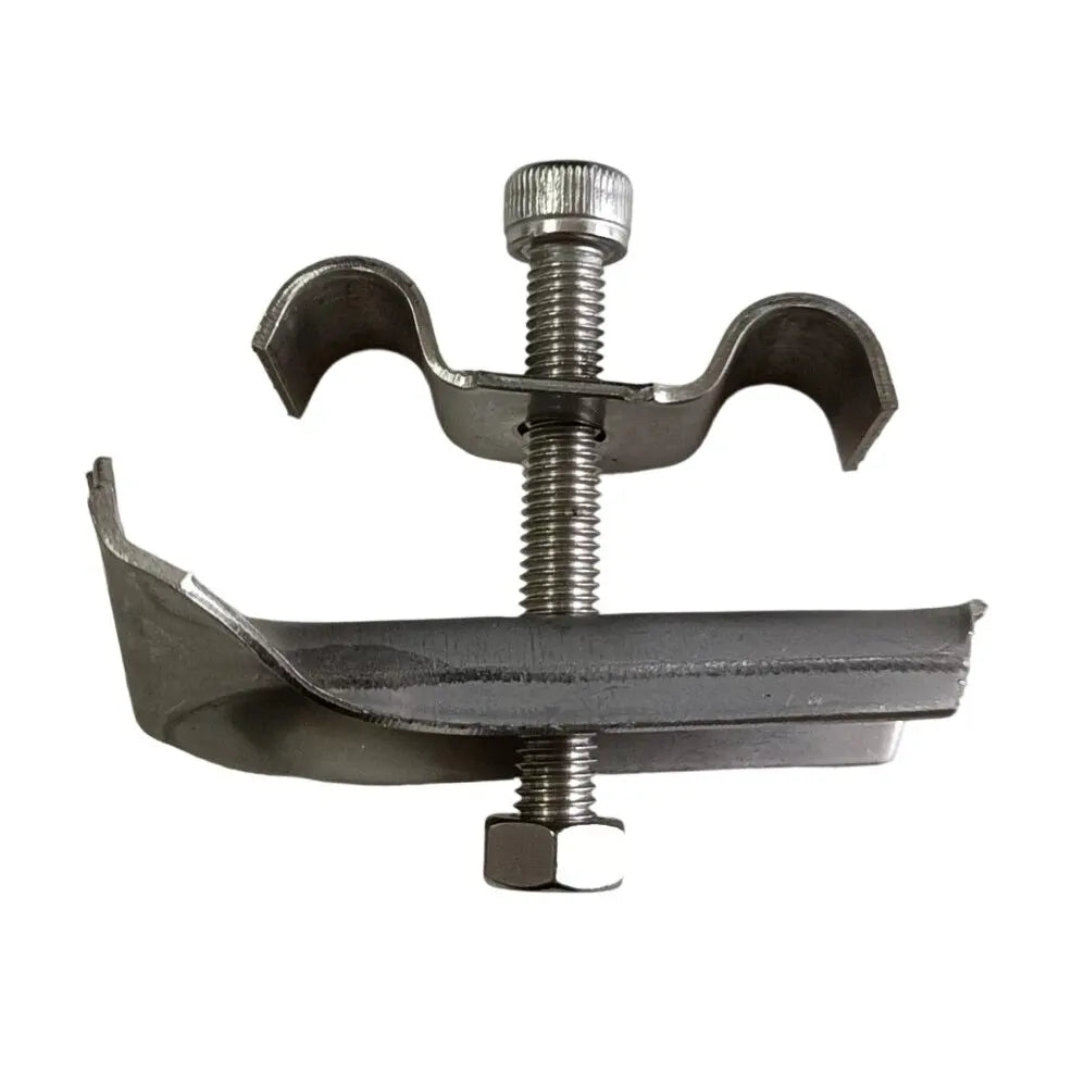 Type-A Galvanized Saddle Clip with Bottom Tray for Fastening Steel Bar Grating