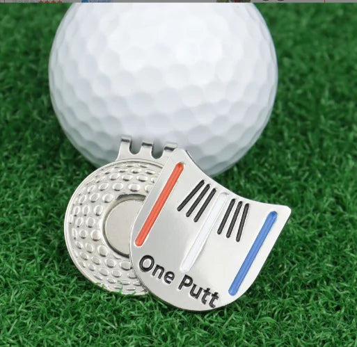 Ready to Ship New Design Magnetic Golf Hat Clips With One Putt Ball Marker