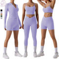 Women's High Waist Yoga Bra Set 5-Piece Workout Gear in XS Wholesale Breathable Sustainable Sports Gym Wear Plus Size Options