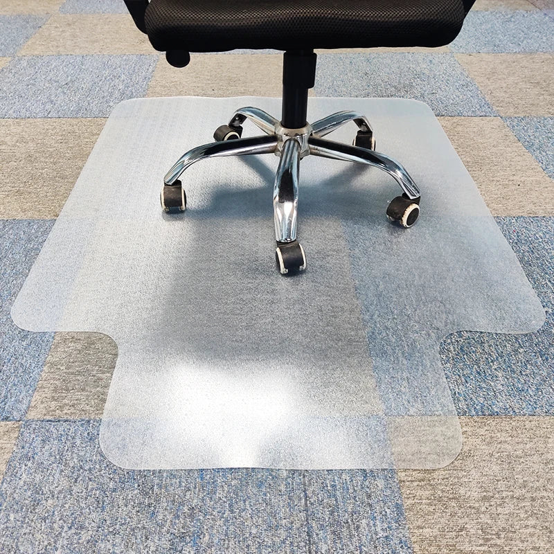 Protective Mat Splat Under the Office High Desk Chair Transparent Chair Mat for Hardwood Floors