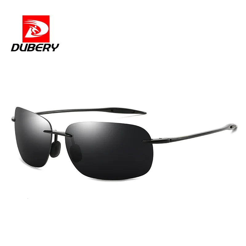 Dubery D131 Square Rimless Frameless Fashion Sunglasses Style UV400 Sunglasses MegaBDM