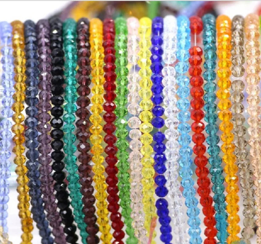 Factory Sell  and Good Quality   Colorful Glass Crystal Beads for Jewelry Making