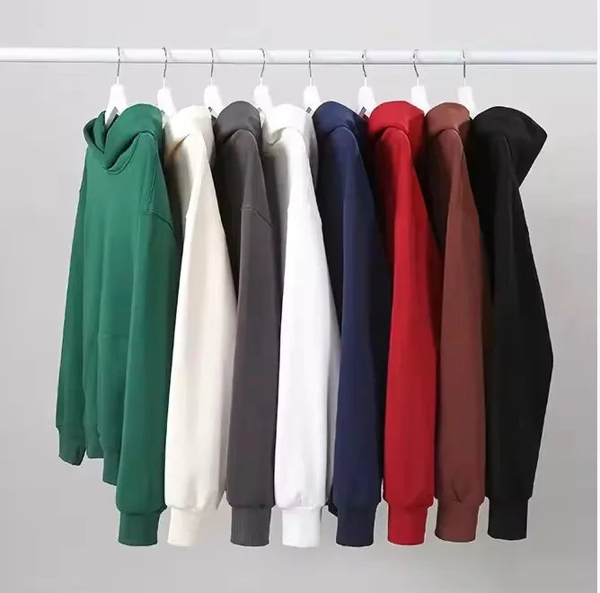 Wholesale 480Gsm Heavy Custom Hoodies Custom embroidery logo Hoodies Pullover Mens Oversized Heavyweight Hoodie