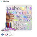 Hongcai Hight Quality Rainbow Holographic Vinyl Heat Transfer Vinyl Roll Laser Transfer Paper & Film for Tshirts