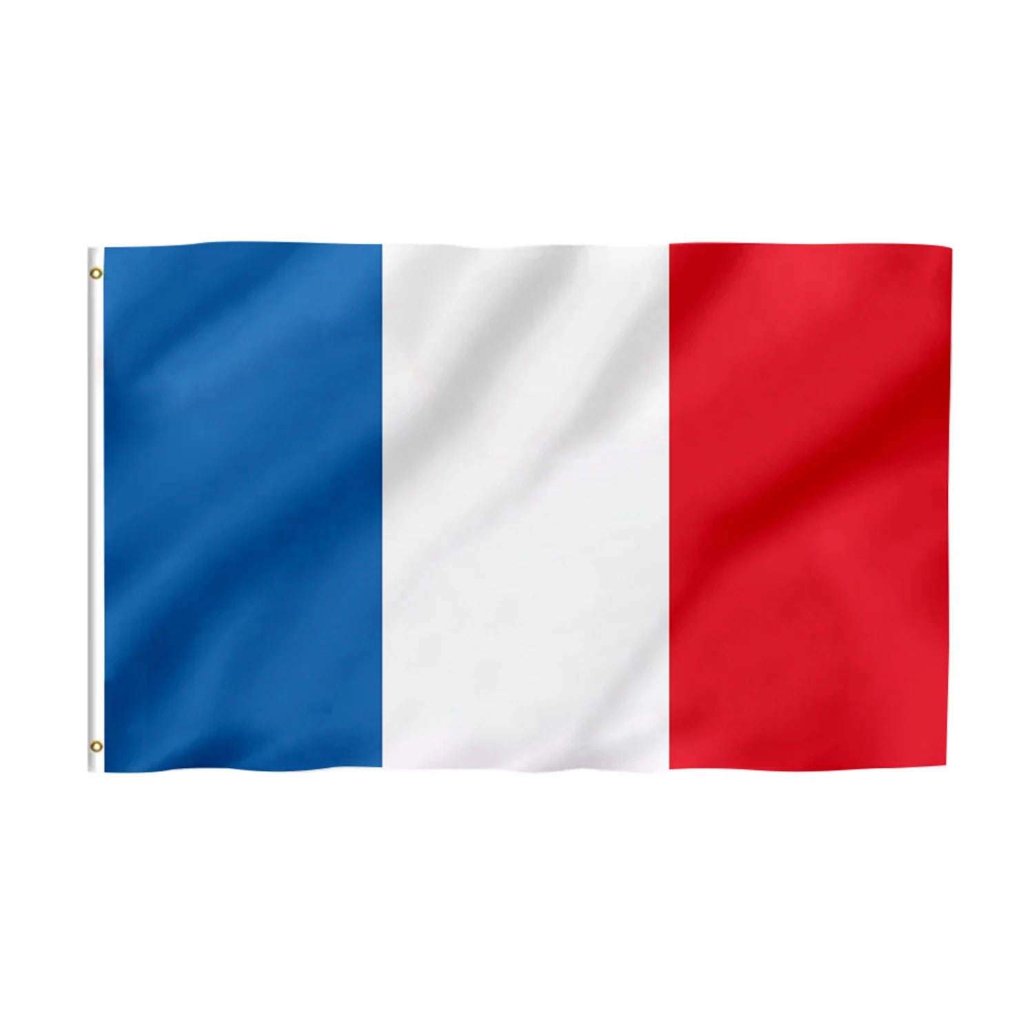 Ready to Ship 3x5 Ft French Flag 100% Polyester with Brass Grommets Digital Printed Promotional French Flag