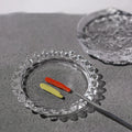 Professional Solid Crystal Round Nail Brush Holder Nail Gel Polish Mix Color Nail Art Gel Paint Palette