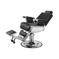Factory Wholesale PVC Leather Barber Shop European Antique 360 Degree Rotate Metal Barber Chair