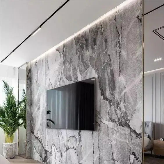 Modern PVC Wall Panel for Apartment Office Buildings UV Board Wall Coverings Waterproof Soundproof Fireproof Wall Decorations
