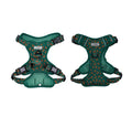 Custom Oxford Dog Harness Set Dual Leash Attachment No-Pull Control Adjustable Soft Strong Pet Harness