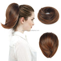 Wholesale 13 Colors Curly Messy Hairpiece With Elastic Rubber Band Synthetic Hair Bun