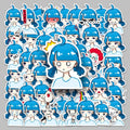 50PCS Factory Wholesale Camera Decoration Stickers Cute Funny  Waterproof Original Expression Stickers