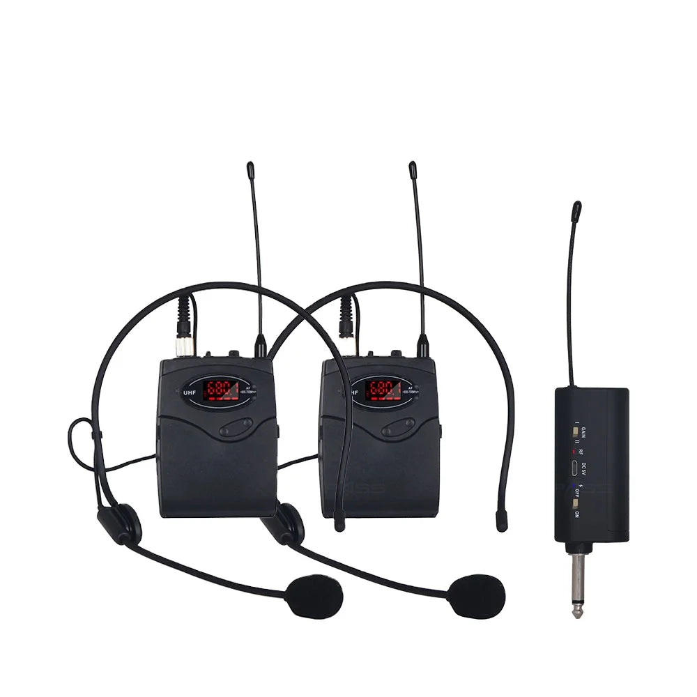 UMP20 Surpass Professional Lavalier Microphone Wireless UHF Headset Lapel for Teachers and Public Speakers