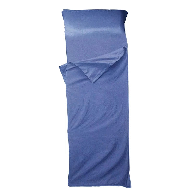 Woqi Envelope Style Portable Ultralight Single Sleeping Bag Liner with Stuff Sack for Travelling Camping