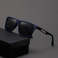 Designer Brand Classic Polarized Men's Sunglasses KSG140 UV400 Blue PC Frame Square Outdoor Fashion Eyeglasses