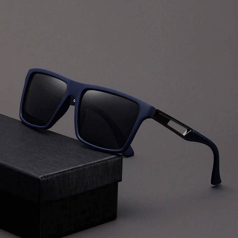 Designer Brand Classic Polarized Men's Sunglasses KSG140 UV400 Blue PC Frame Square Outdoor Fashion Eyeglasses
