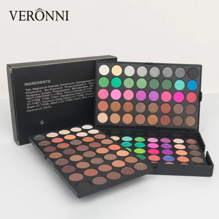120 Colors Full Color Eyeshadow Palette Cosmetic Makeup Palette Professional Waterproof Eye Makeup Eyeshadow Palette