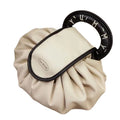 Custom Ladies Beauty Toiletry Pouch Drawstring Makeup Bag Cosmetic Bags for Travel Fashion String Storage Cosmetic Pu Drawstring